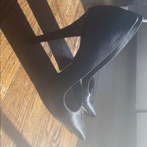 Stuart Weitzman Black Swarovski Heels